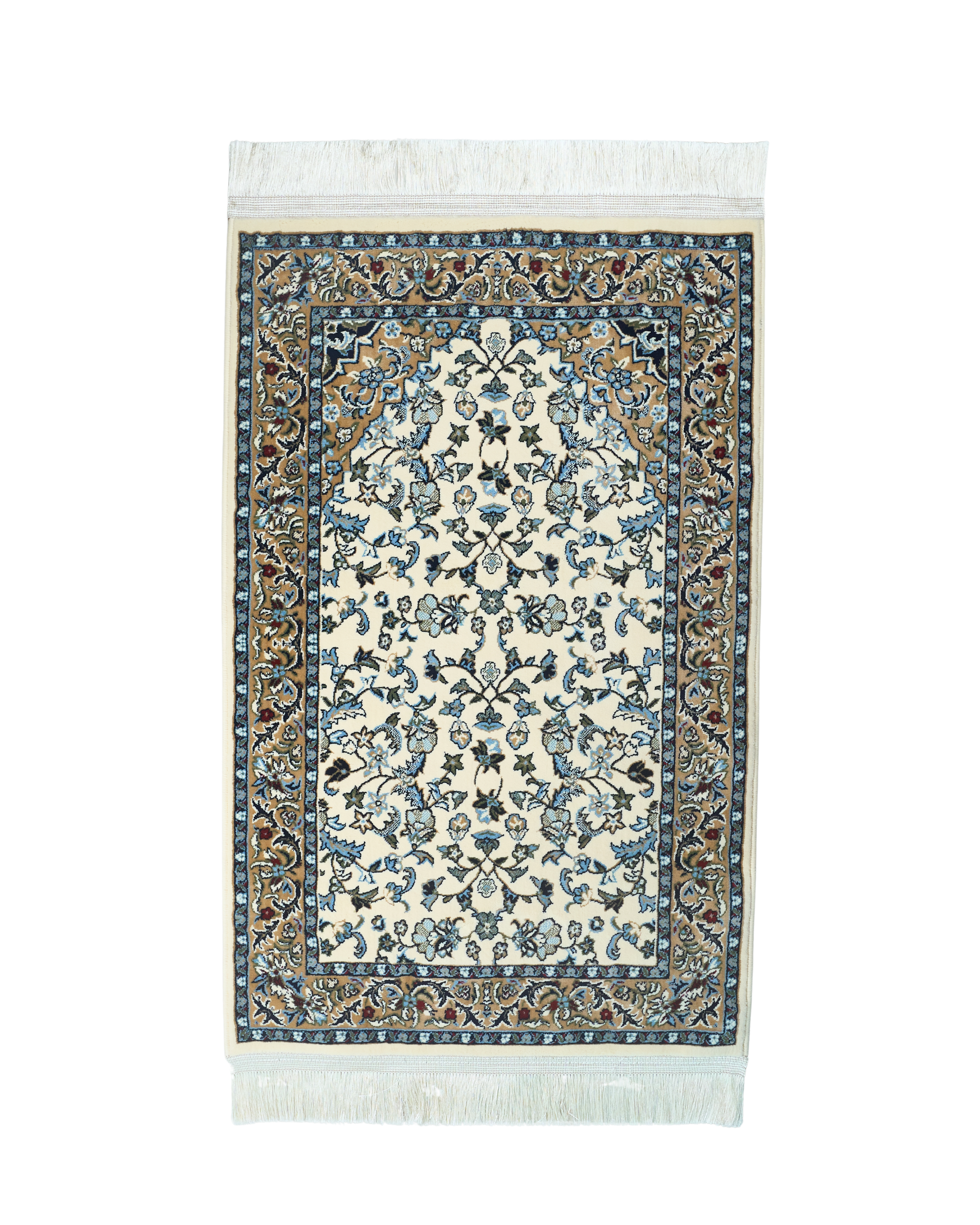 RW 002 Rawdah Standard Prayer Mat 8mm - Cream