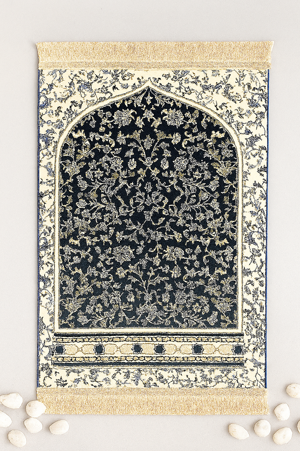 MEB 002 Mehrab Standard Prayer Mat 8mm - Blue