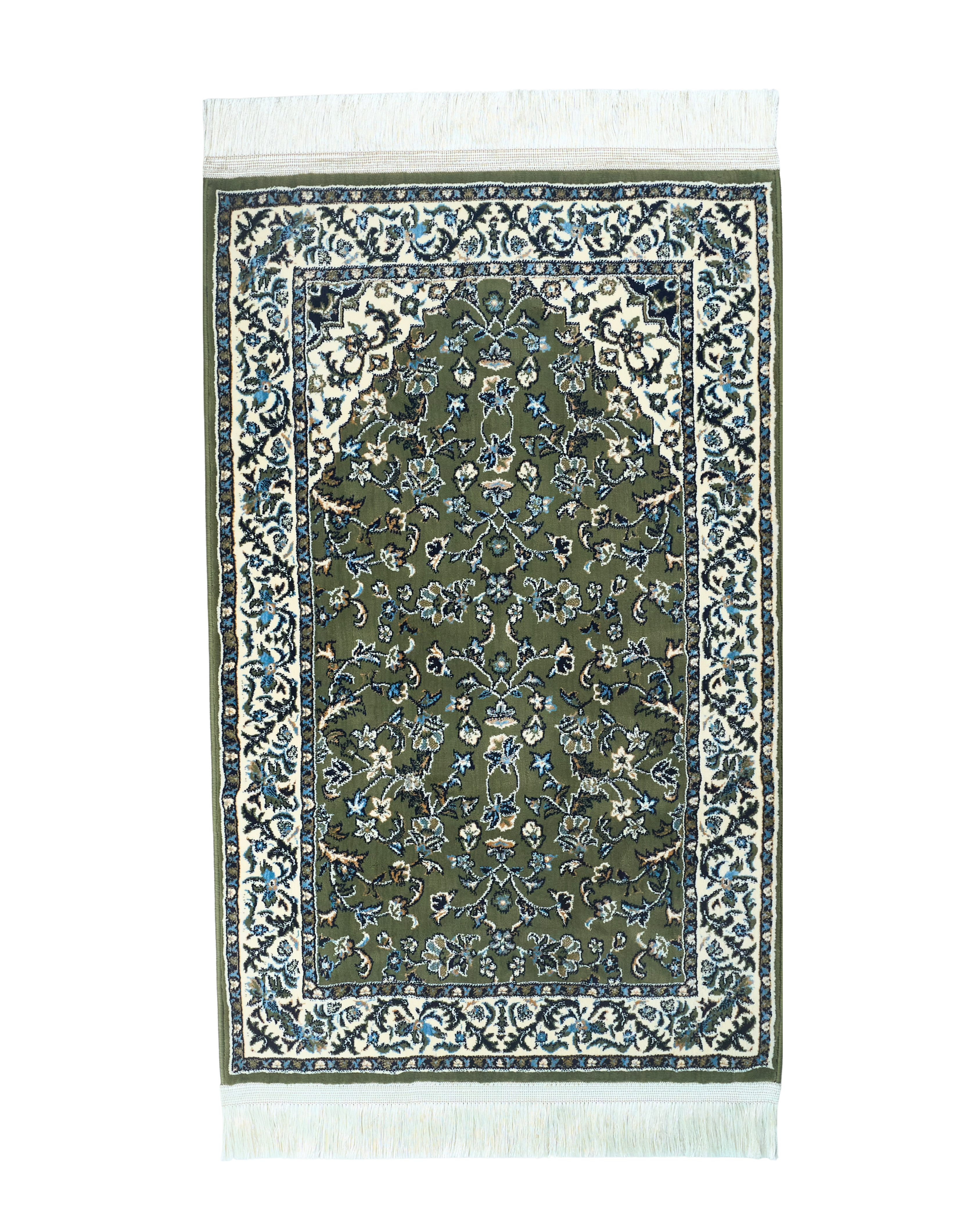 RW 002 Rawdah Standard Prayer Mat 8mm - Green