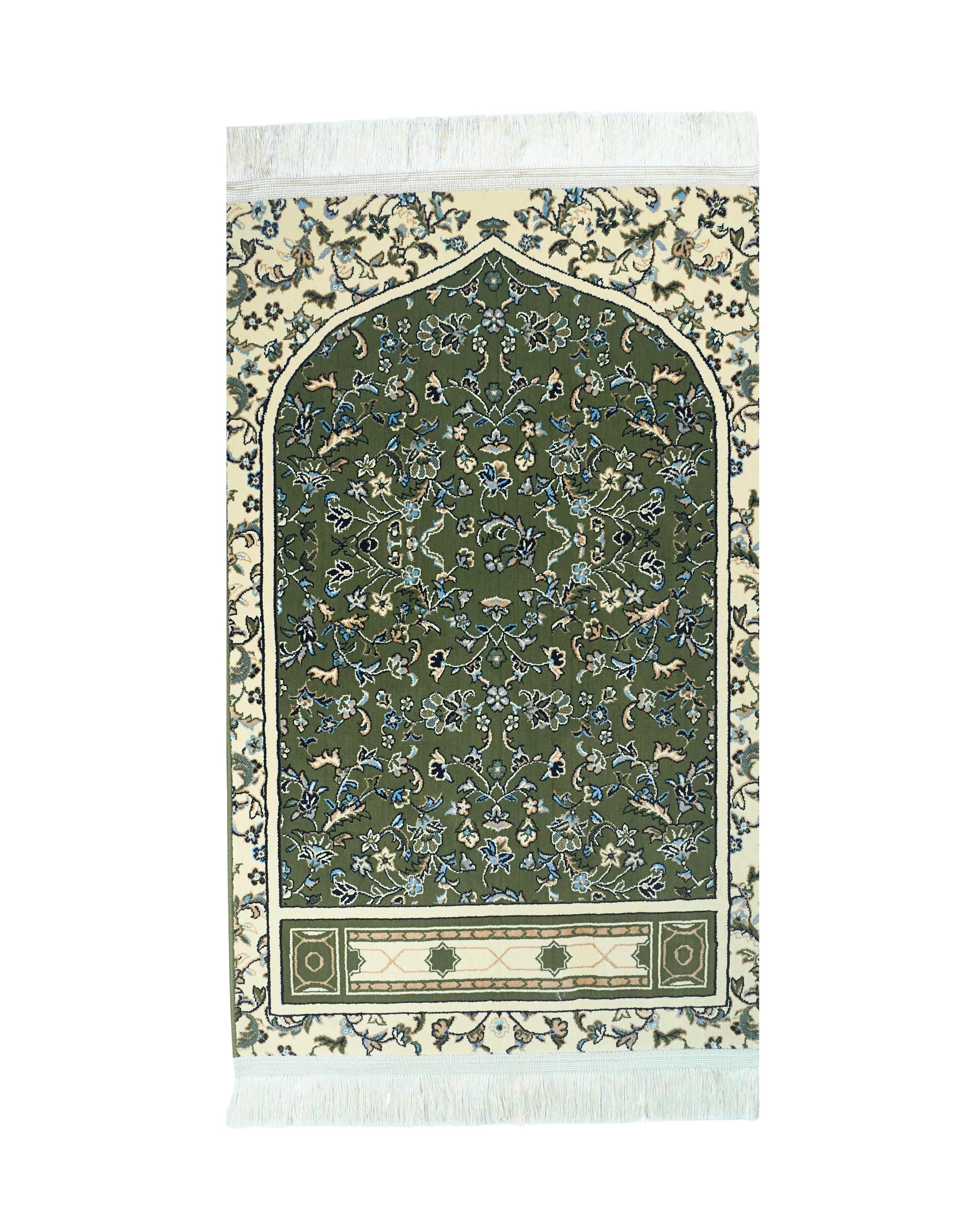 MEB 002 Mehrab Standard Prayer Mat 8mm - Green