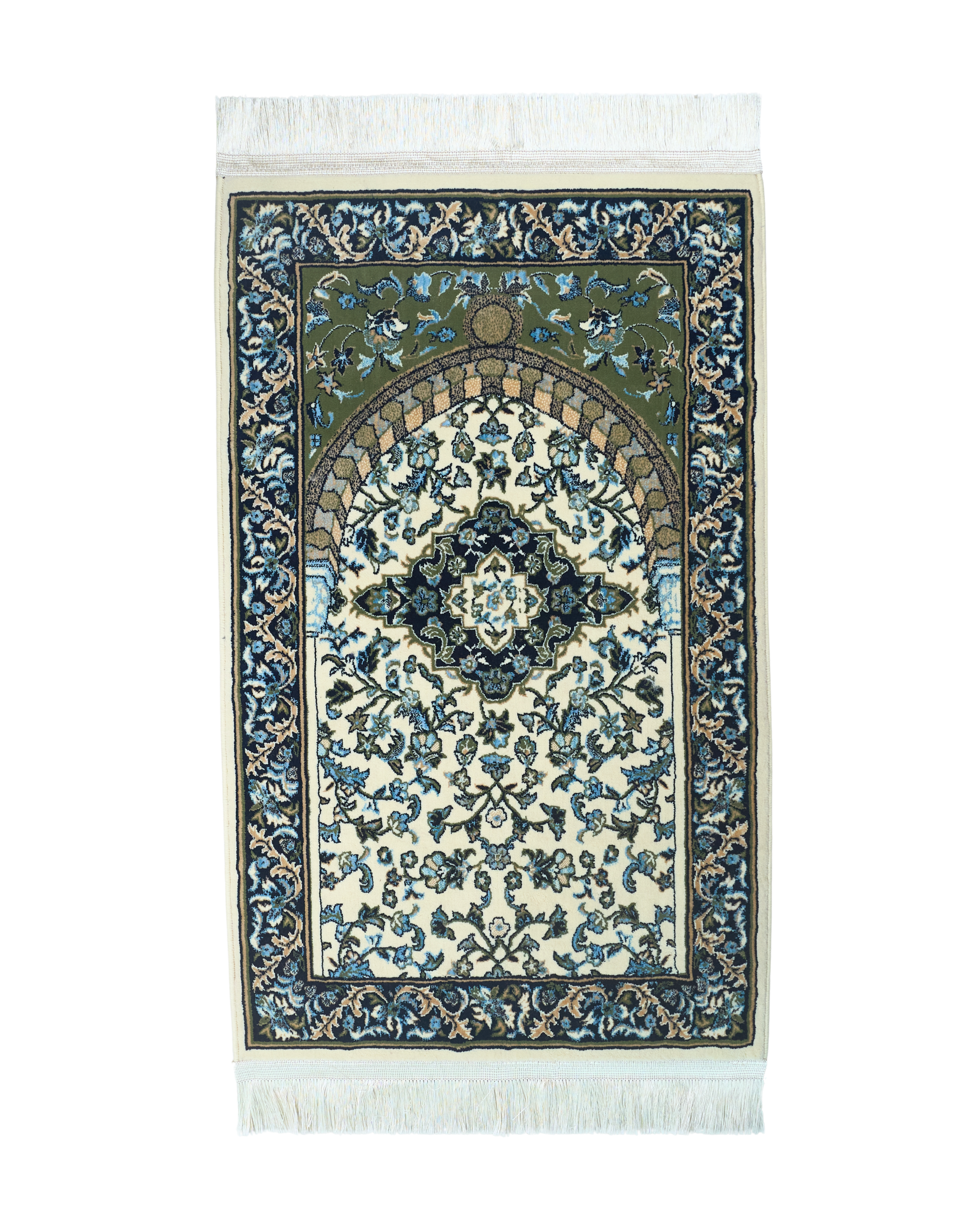 RW 003 Rawdah Standard Prayer Mat 8mm - Cream