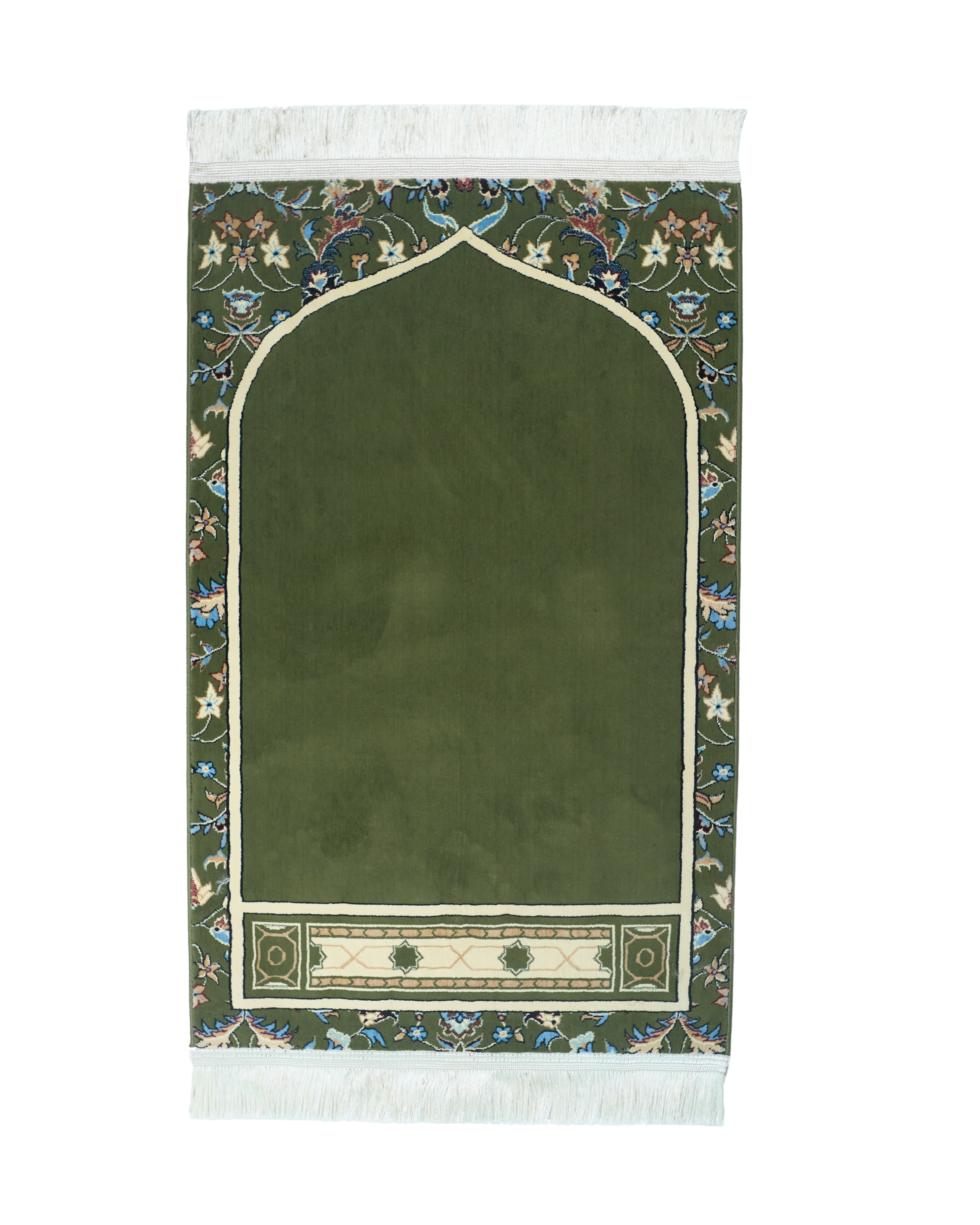 MEB 001 Mehrab Standard Prayer Mat 8mm - Green