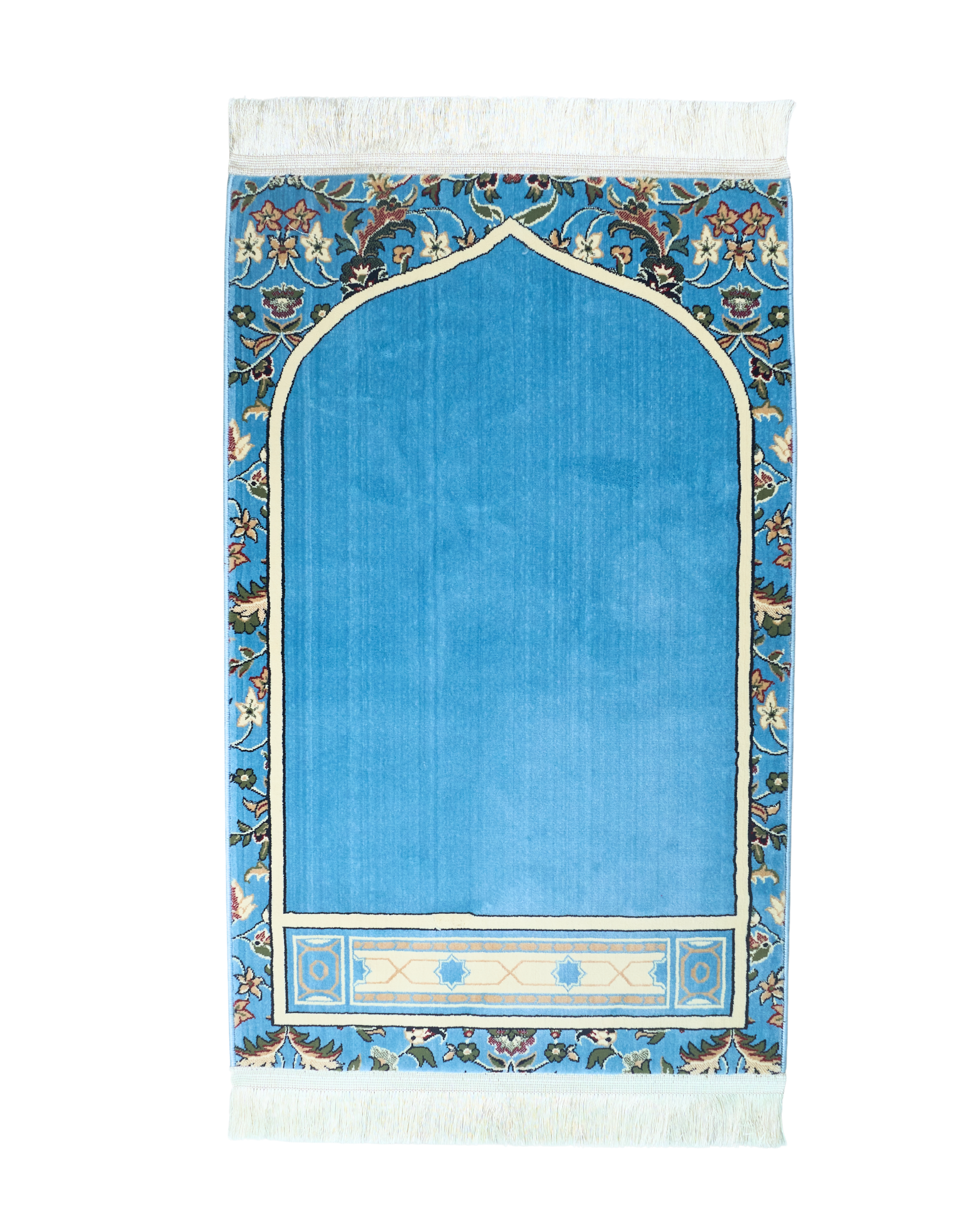 MEB 001 Mehrab Standard Prayer Mat 8mm - Light Blue
