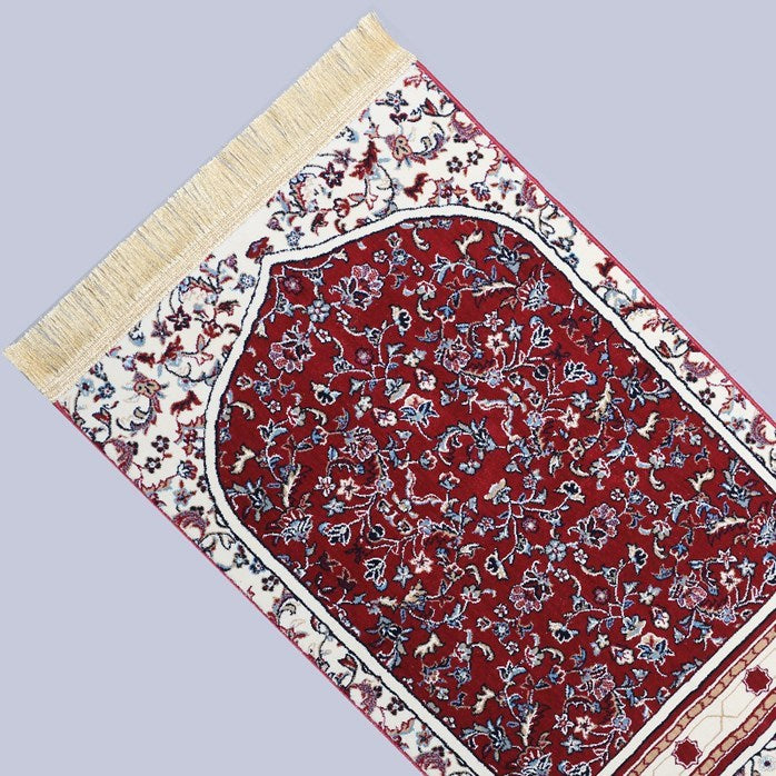 MEB 002 Mehrab Standard Prayer Mat 8mm - Red