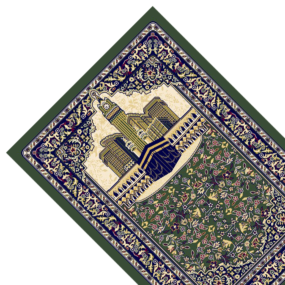 MEC 004 Kaabah Prayer Mat 8mm - Green