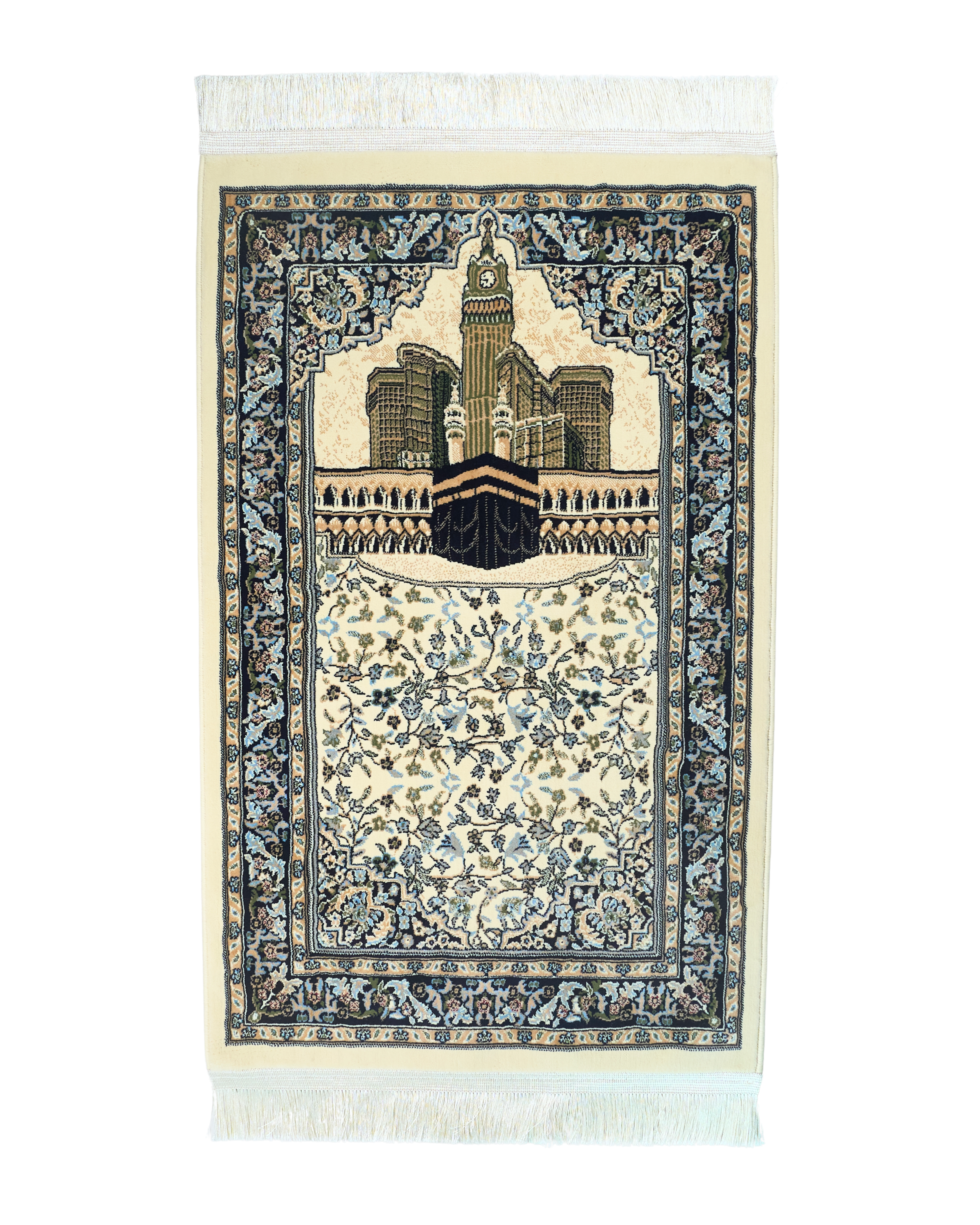 MEC 004 Kaabah Prayer Mat 8mm - Cream