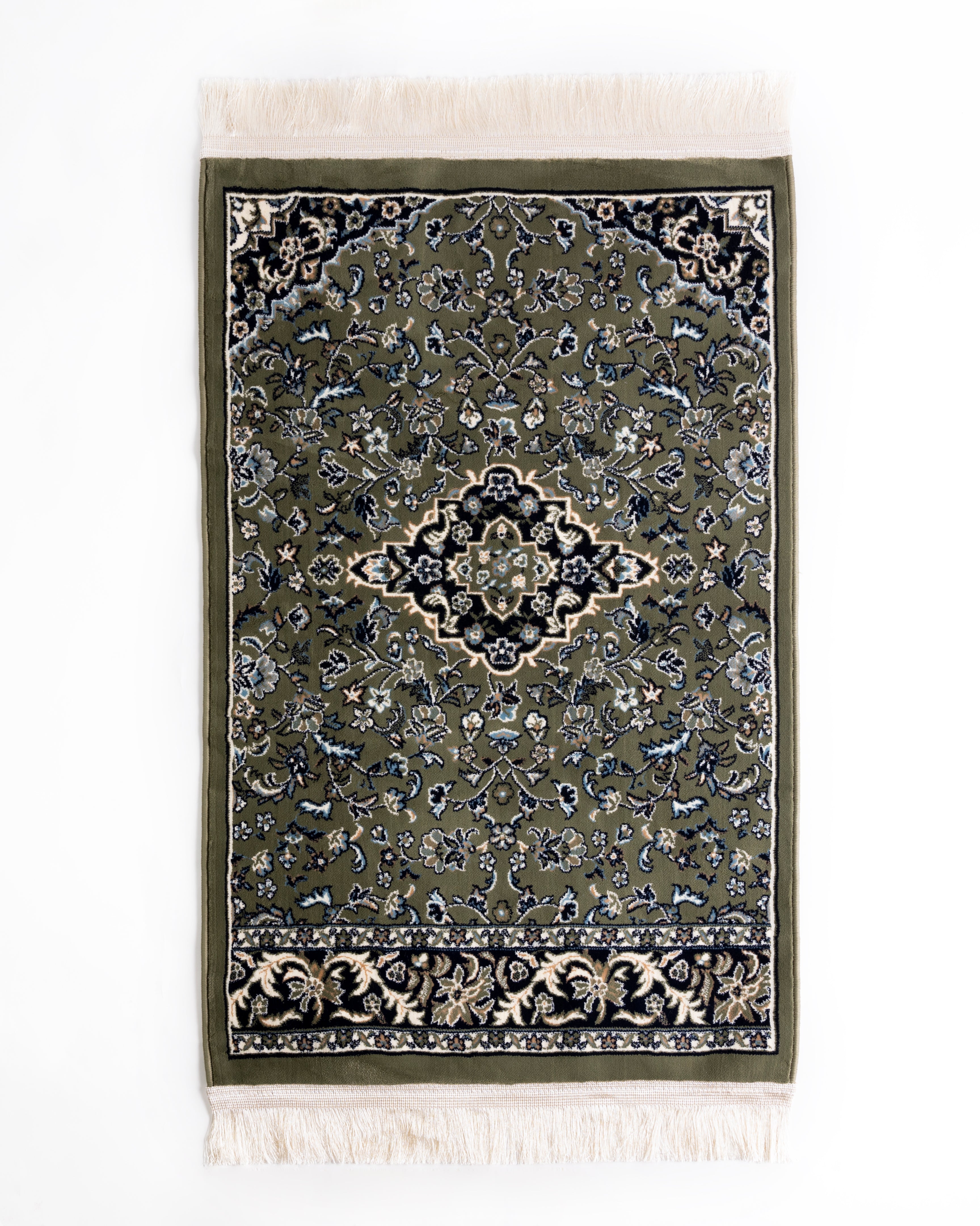 RW 001 Rawdah Standard Prayer Mat 8mm - Green