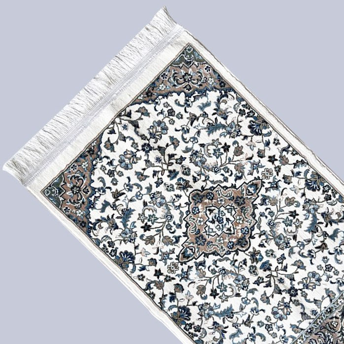 RW 001 Rawdah Standard Prayer Mat 8mm - Cream