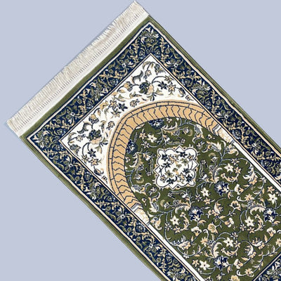 RW 003 Rawdah Standard Prayer Mat 8mm - Green