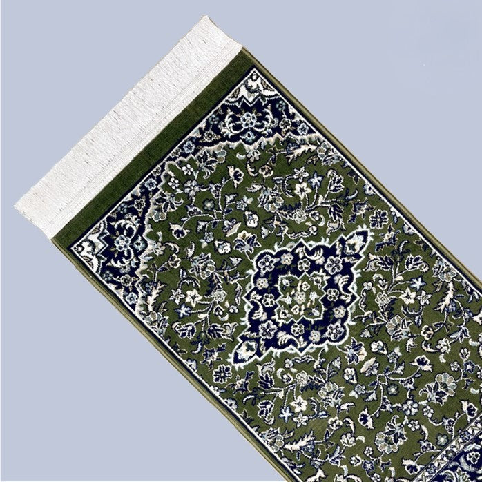 RW 201 Rawdah Medium Prayer Mat 8mm - Green