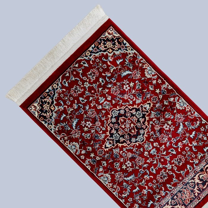 RW 201 Rawdah Medium Prayer Mat 8mm - Red